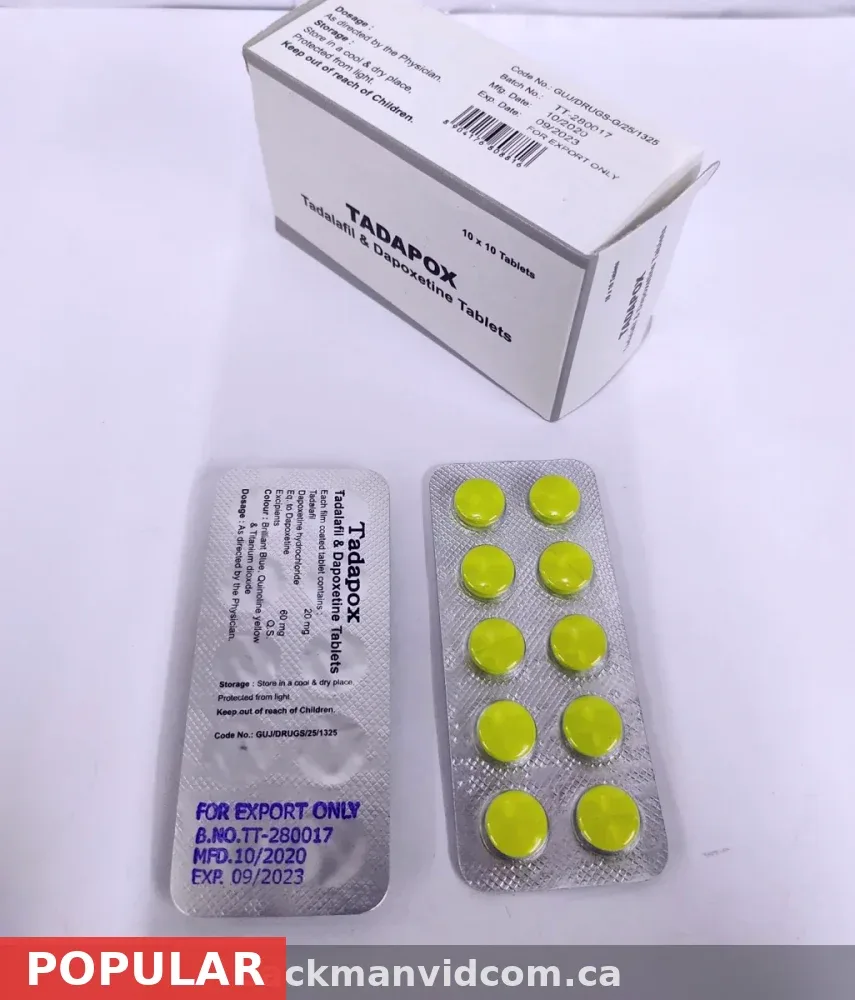Buy Tadapox Online USA — 20/60mg Tadalafil Tablets | Safe Delivery