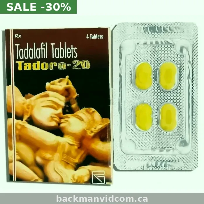 Tadora (Tadalafil) 20mg — Prescription Tablets | Pharmacy Information
