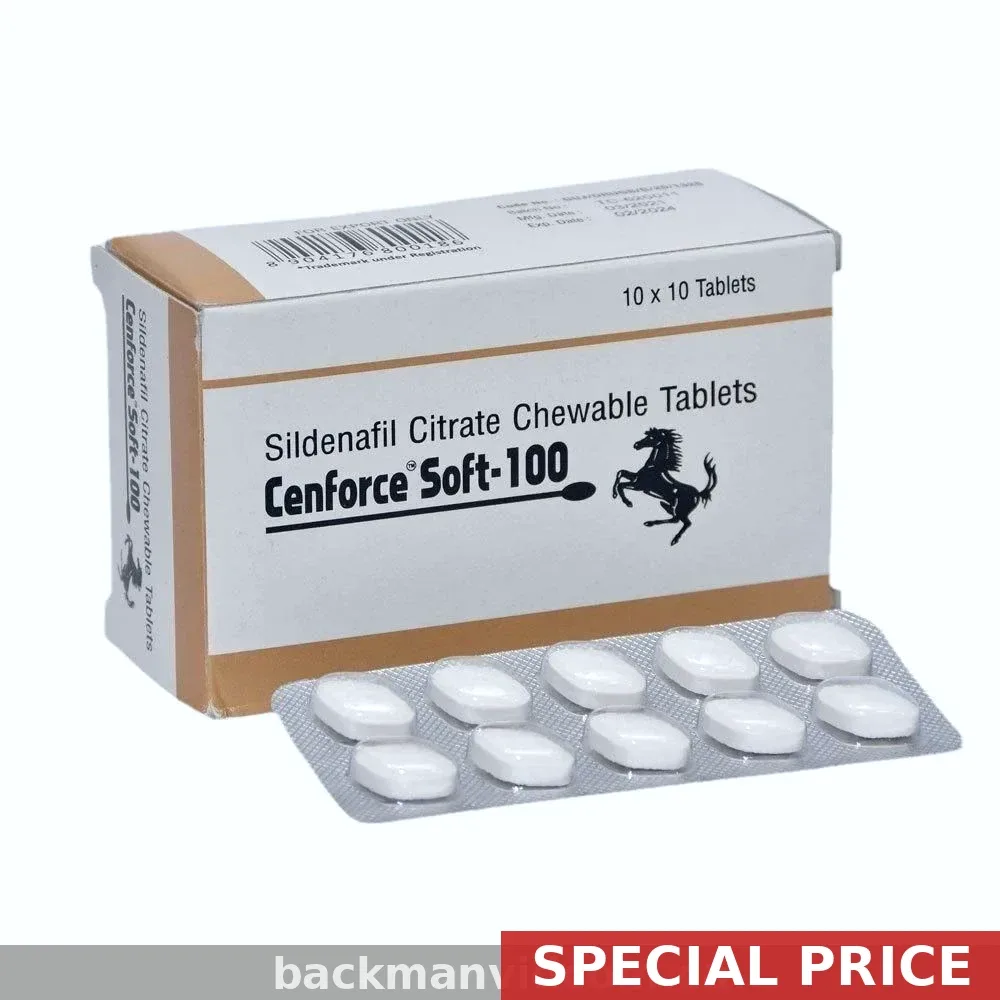 Sildenafil (Cenforce Soft®) — Prescription Tablets for Erectile Dysfunction