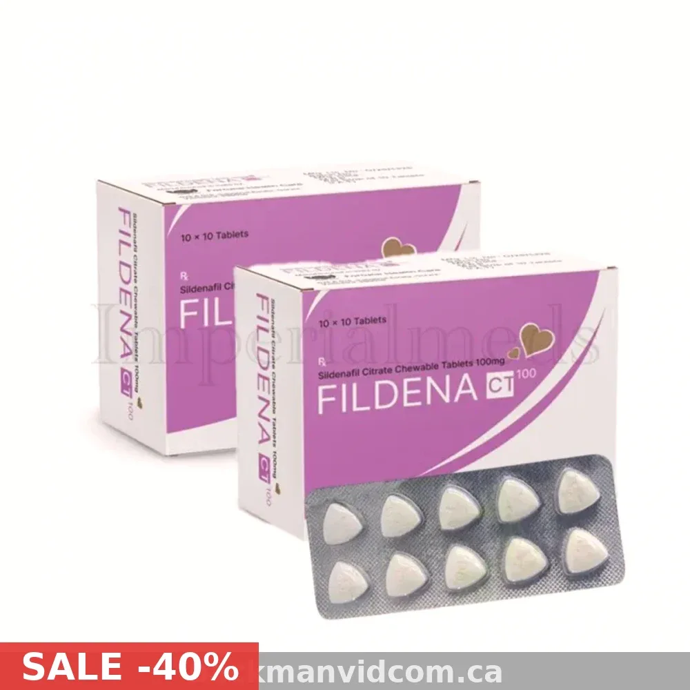 Fildena CT — Sildenafil 100mg Tablets for Erectile Dysfunction