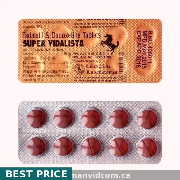 Super Vidalista 20/60mg Price — Buy Generic Tadalafil Online From $1.27 Per Pill