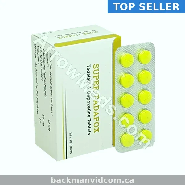 Buy Super Tadapox 40/60mg Online in USA — Tadalafil/dapoxetine From $1.56