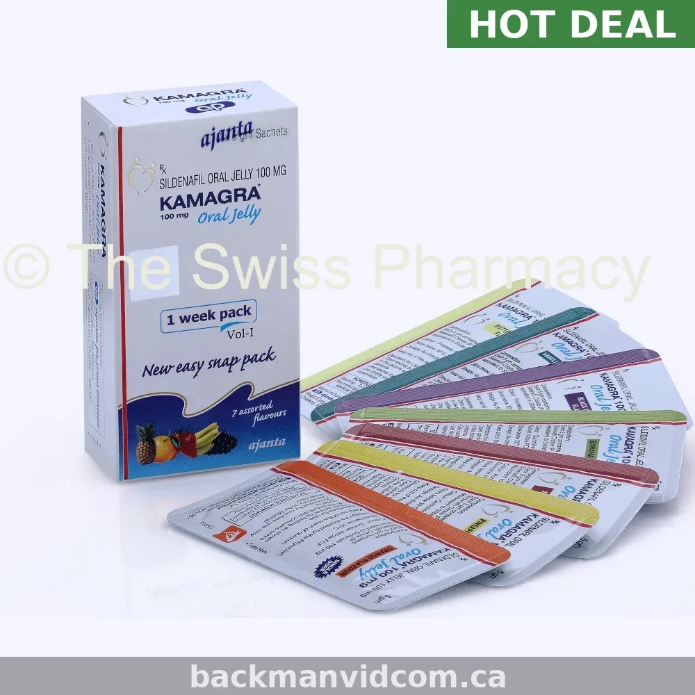 Viagra Jelly in USA — Sildenafil 100mg Oral Jelly Sachets for Erectile Dysfunction