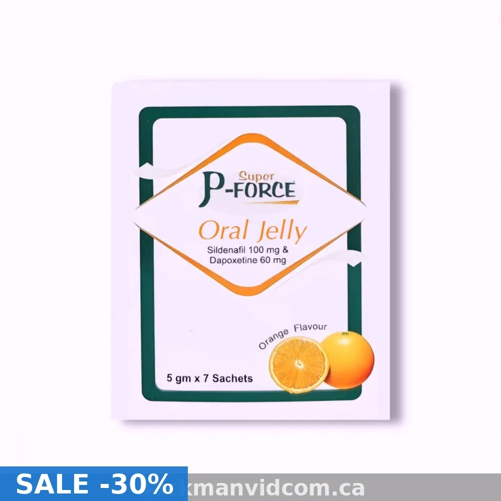 Buy Super Force Jelly Online USA — 100/60mg Sildenafil for Erectile Dysfunction From $3.71