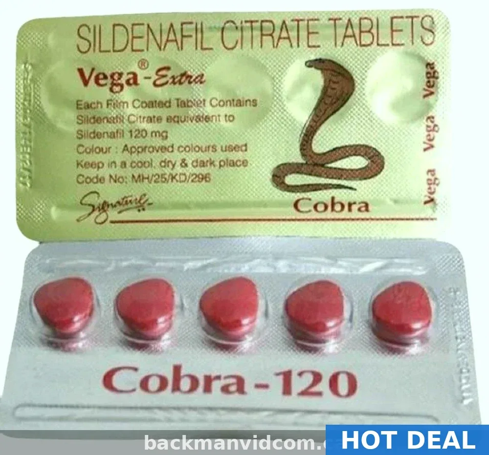 Buy Generic Vega Extra Cobra 120mg Online (Sildenafil) — USA Pharmacy From $0.78