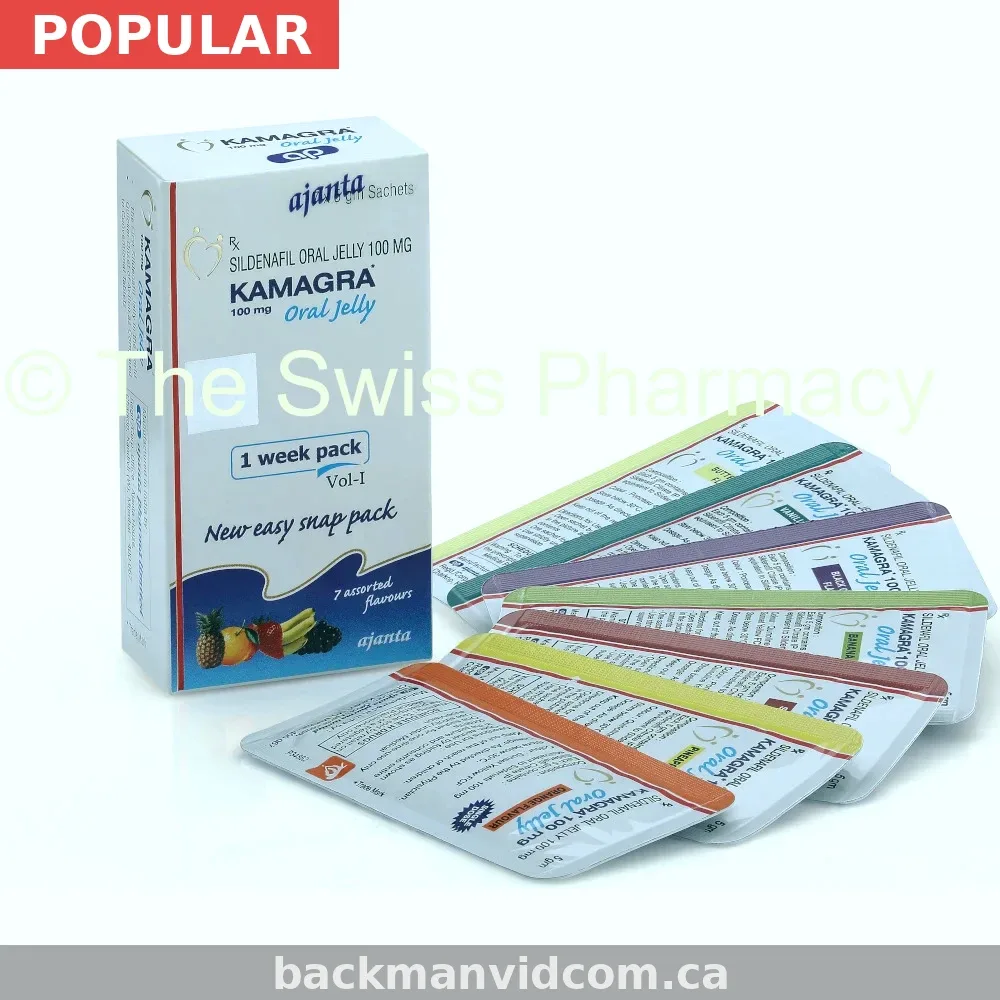 Order Kamagra Oral Jelly (Sildenafil) 100mg | Nationwide Delivery From $2.93